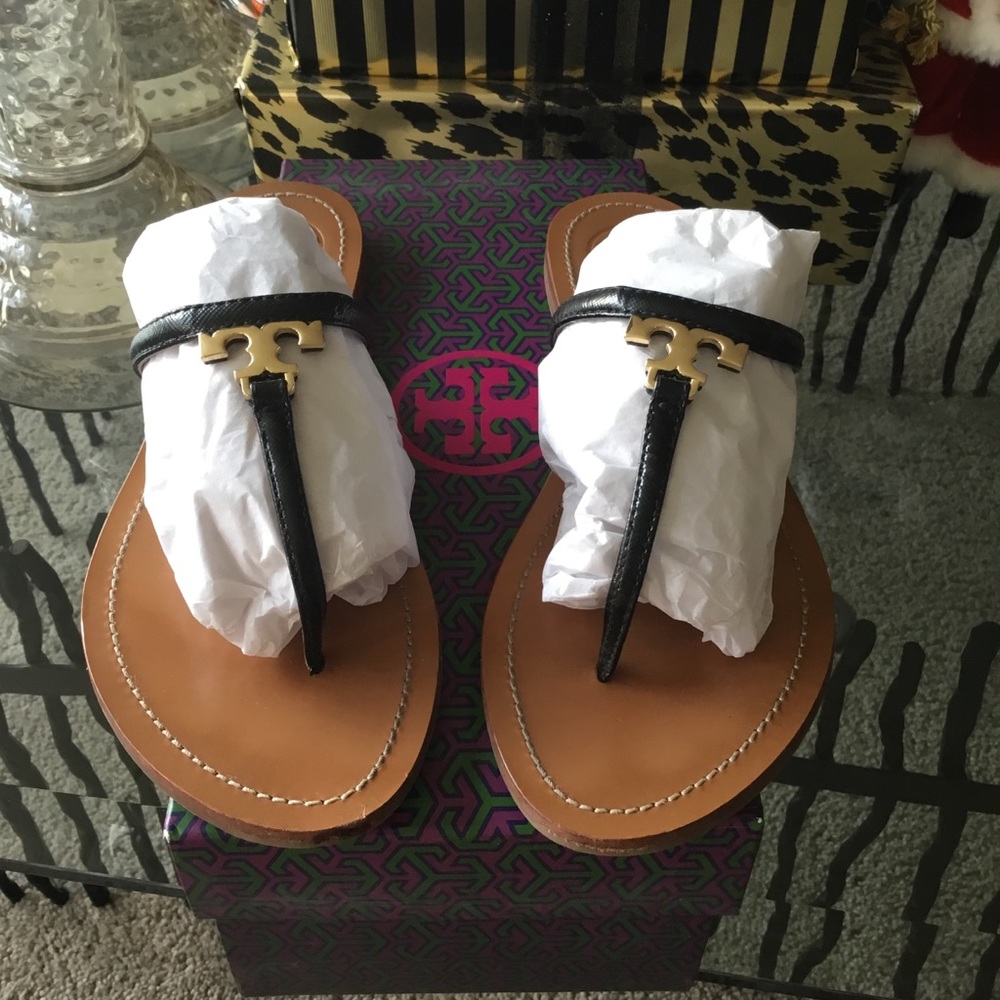 Tory Burch thong sandals (Leather Upper & Lining)